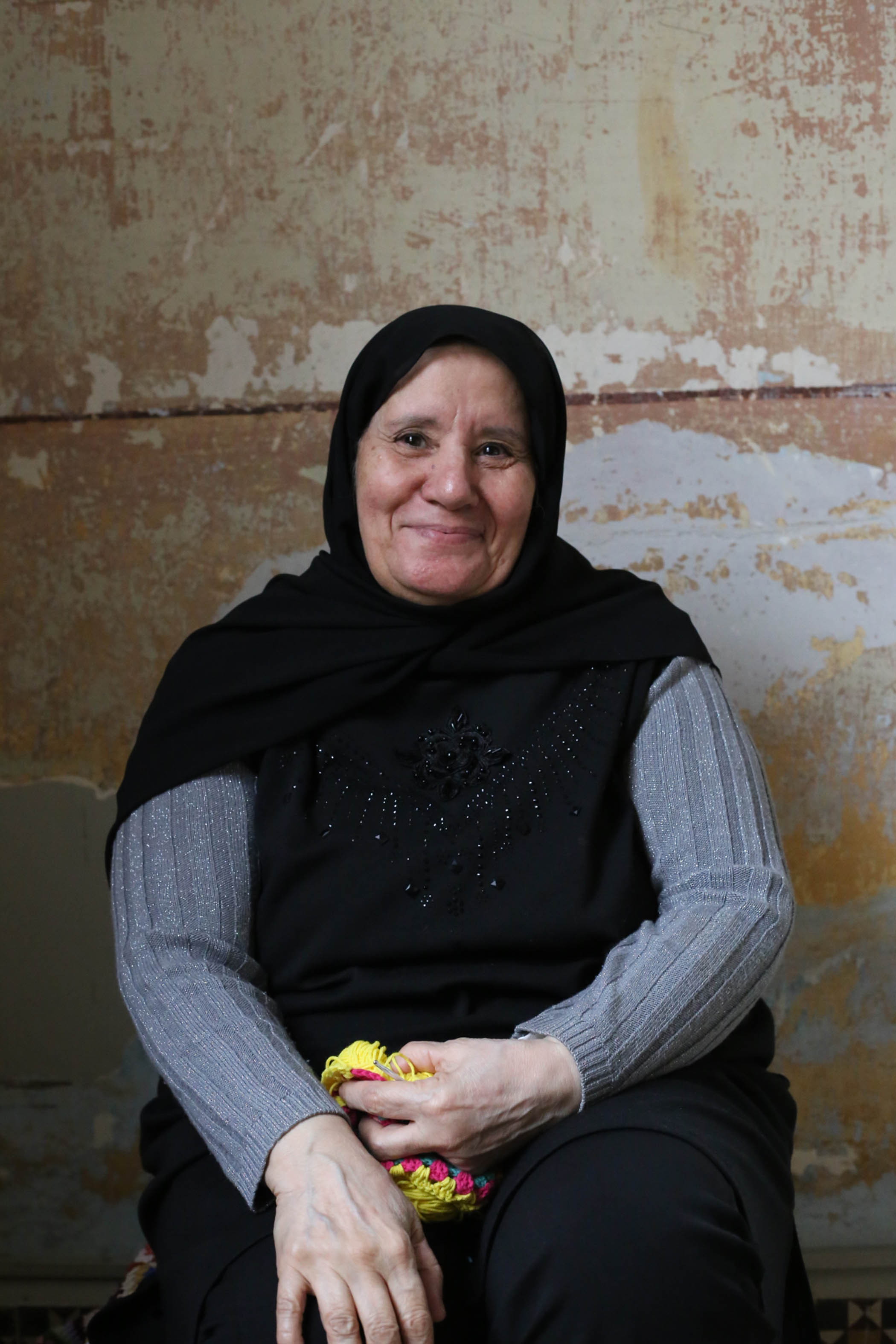 Fedwa, 69, left her home in Syria in 2012. Main picture: Tayma, 24, is the coordinator of a centre in Beirut where woman try to rebuild their lives