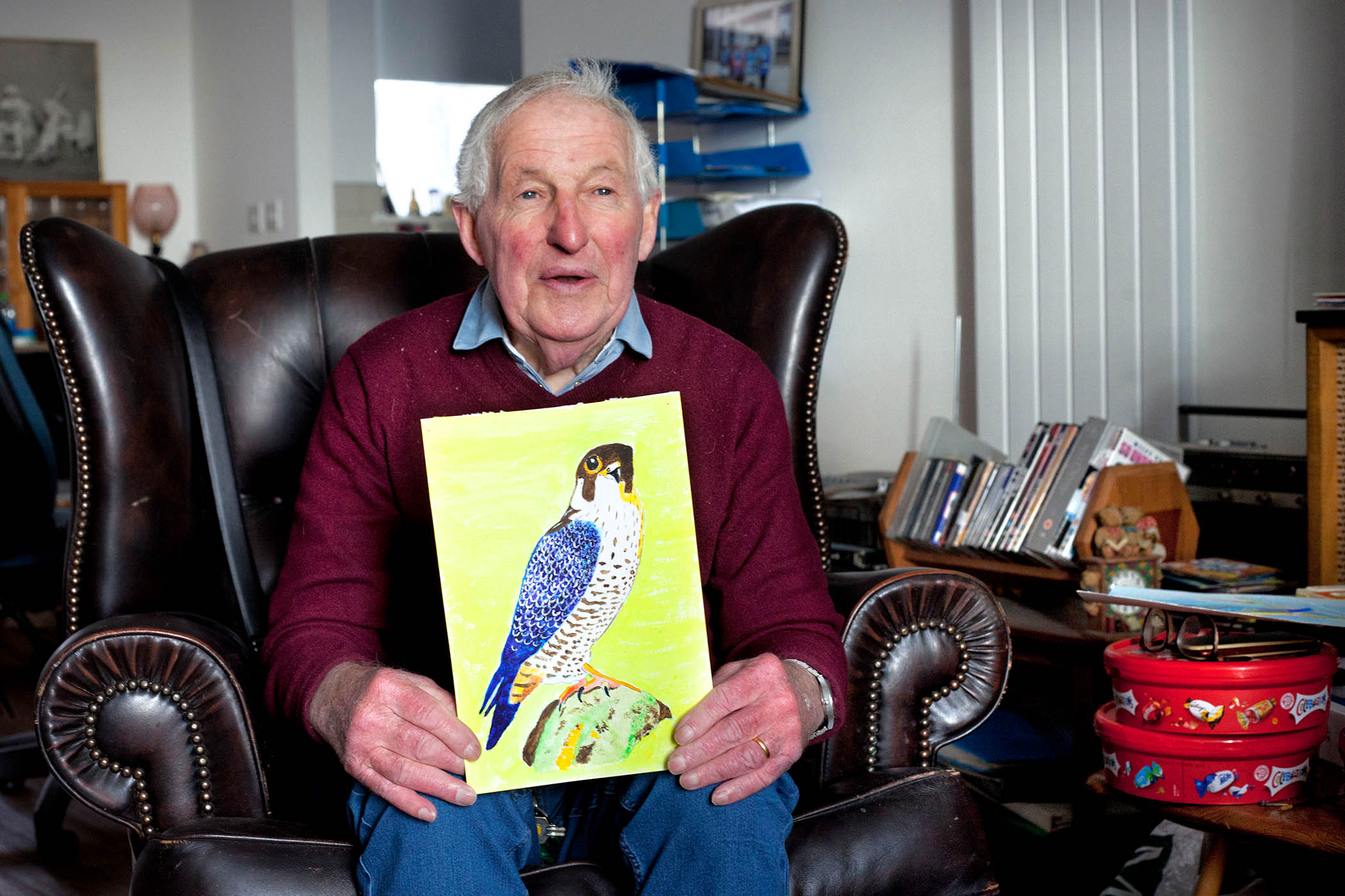 ‘Moving here is the best thing I’ve ever done’: John Charnock, 90, has lived on the Aylesbury estate, far left, since 1972