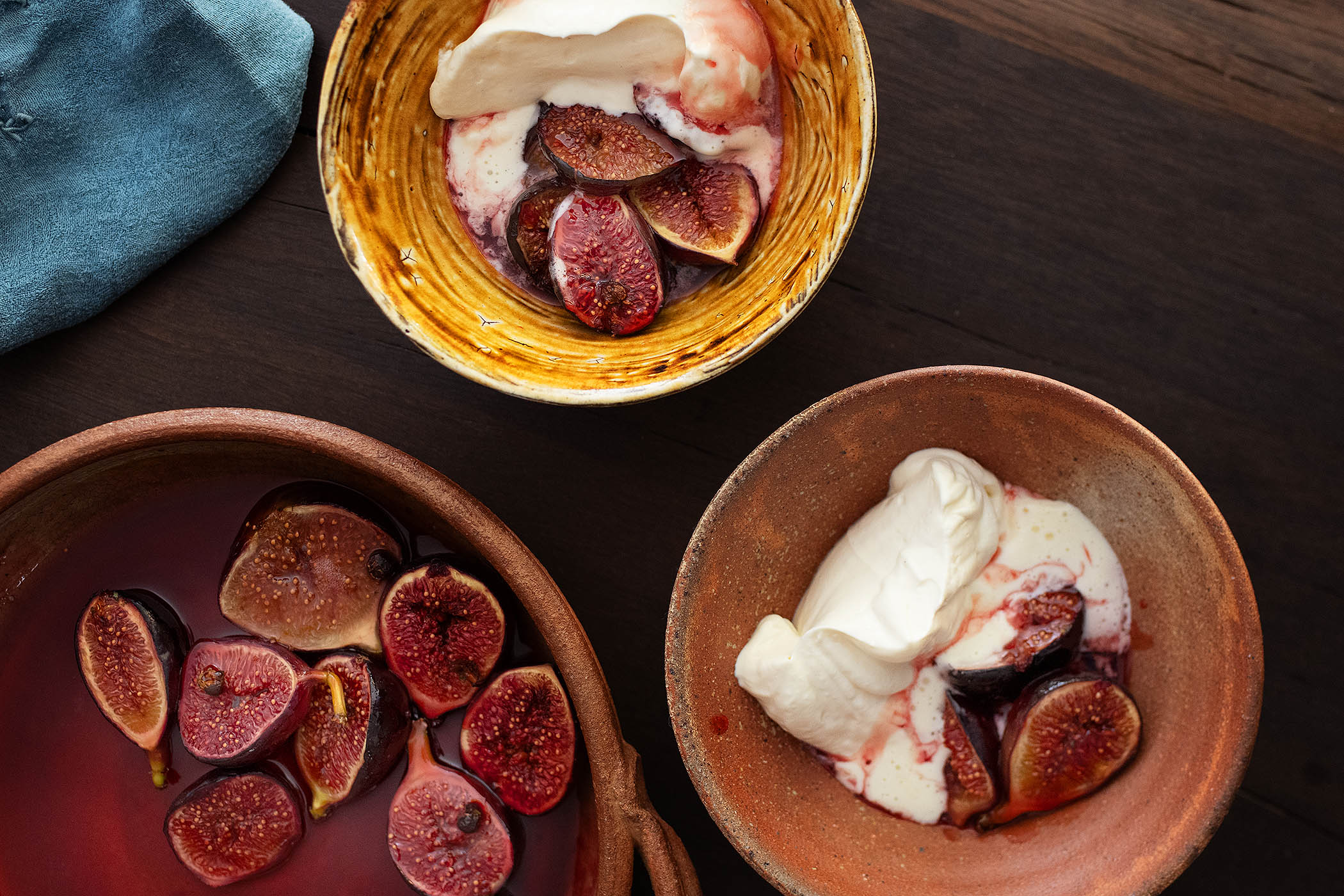 Nigel Slater’s recipe for baked figs with ricotta
