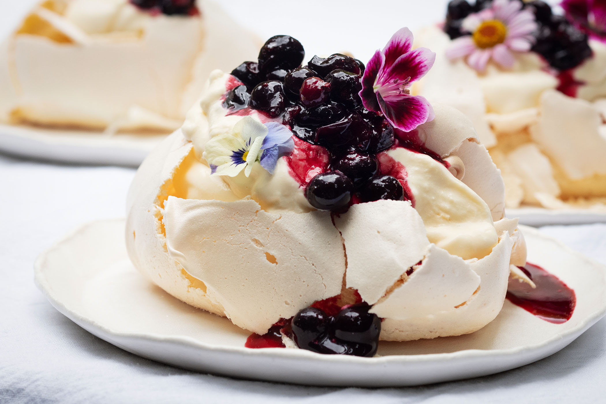 Nigel Slater’s recipe for meringues with rosewater custard
