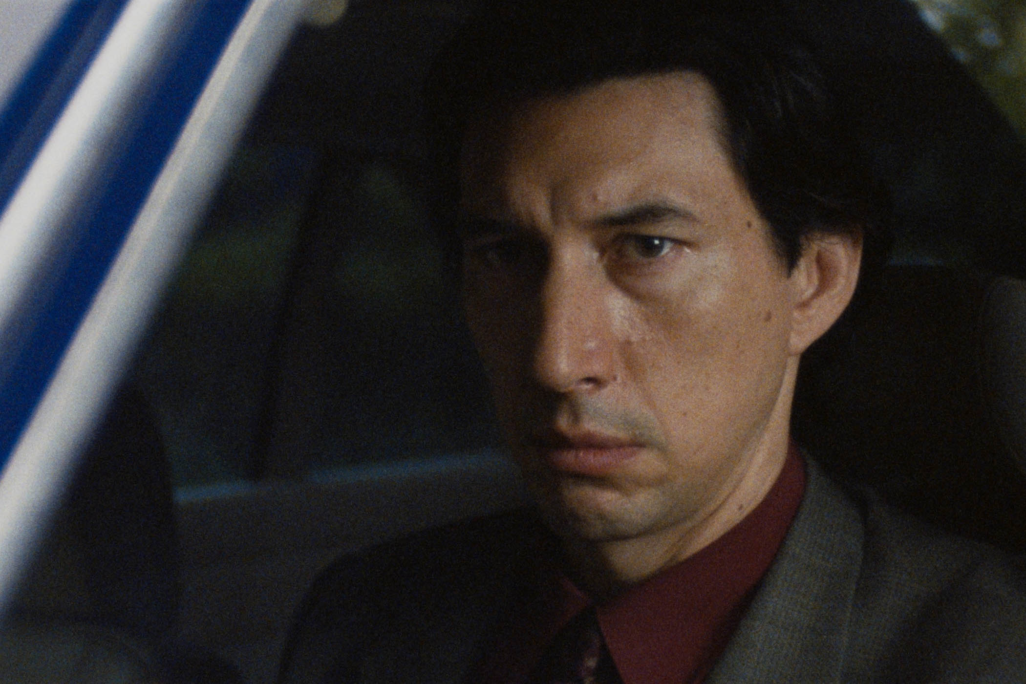 Adam Driver in Paper Tiger. Main image: Renate Reinsve (centre) stars in Fjord