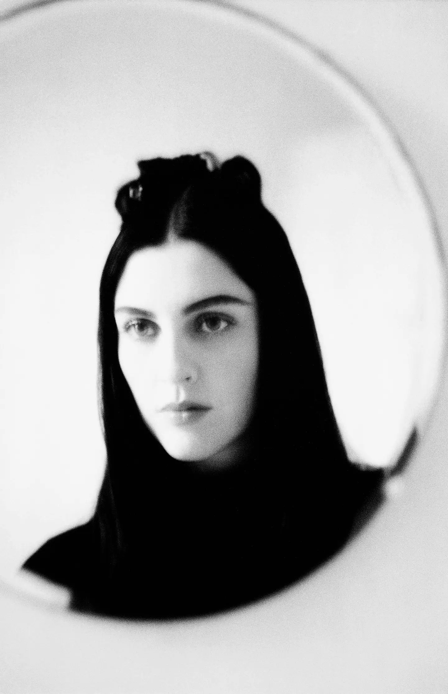 Susie Cave in Maida Vale, London, 1990