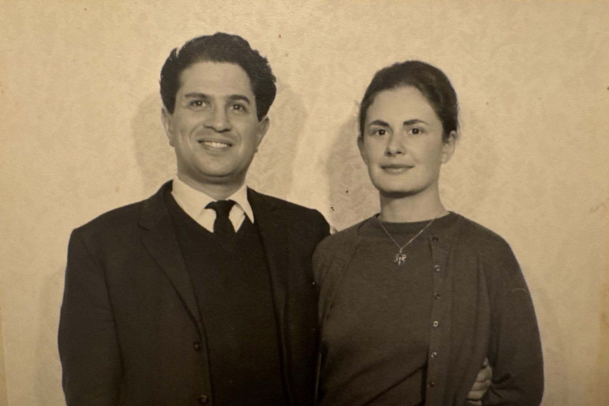 Marion Kozak with husband Ralph Miliband.