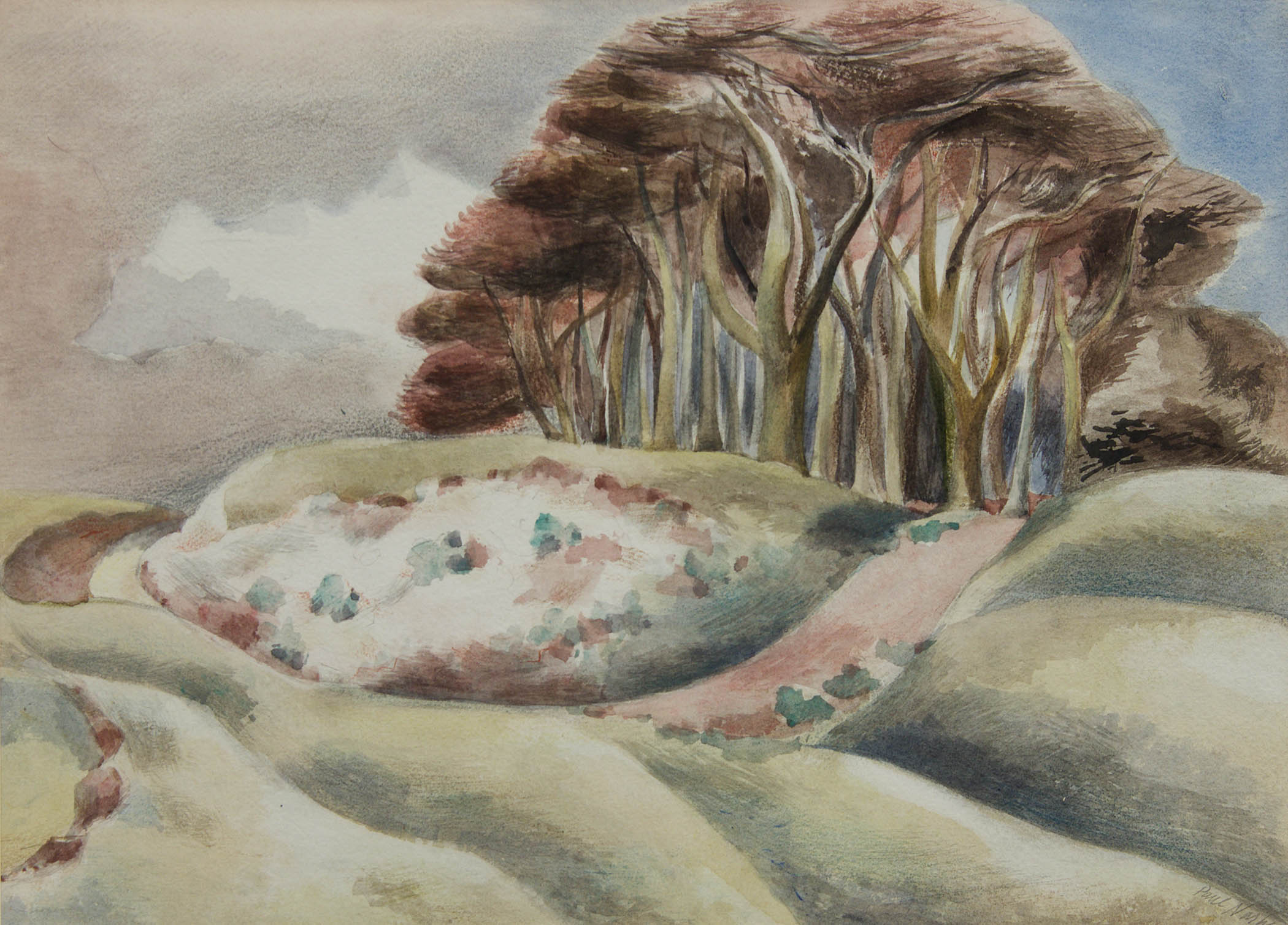 Wittenham, Paul Nash (1935)