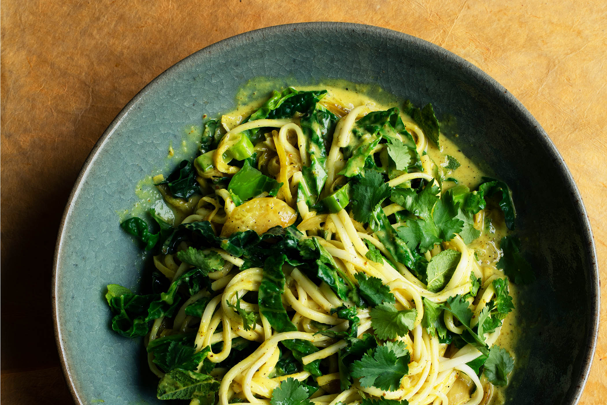 Nigel Slater’s noodles with cabbage and coconut