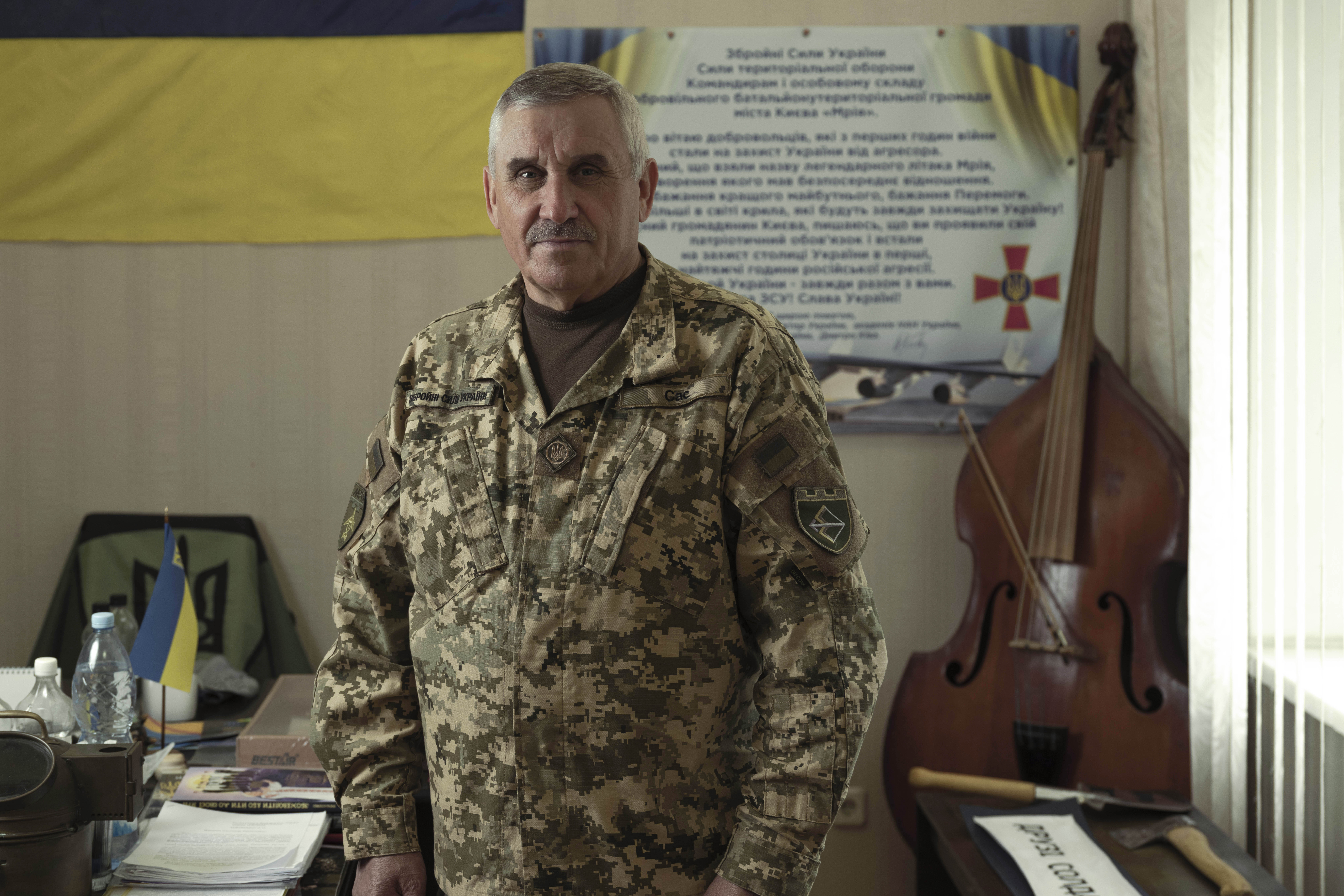 Fighting back: Serhii Sas, a Constitutional Court judge, established Mriya, Ukraine’s Territorial Defence, at the beginning of the full-scale invasion