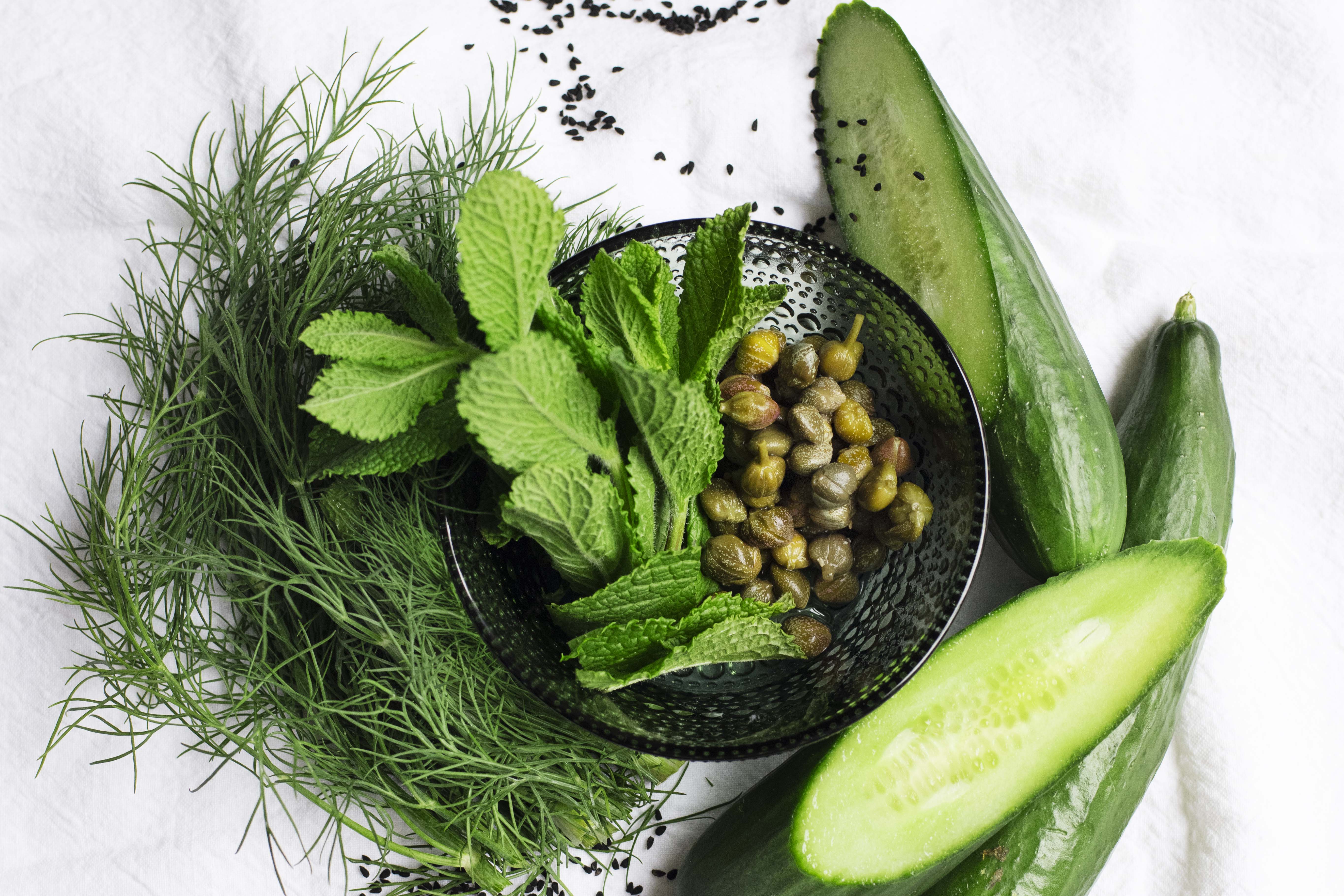 Nigel Slater’s kitchen diary:cucumber, mint and dill