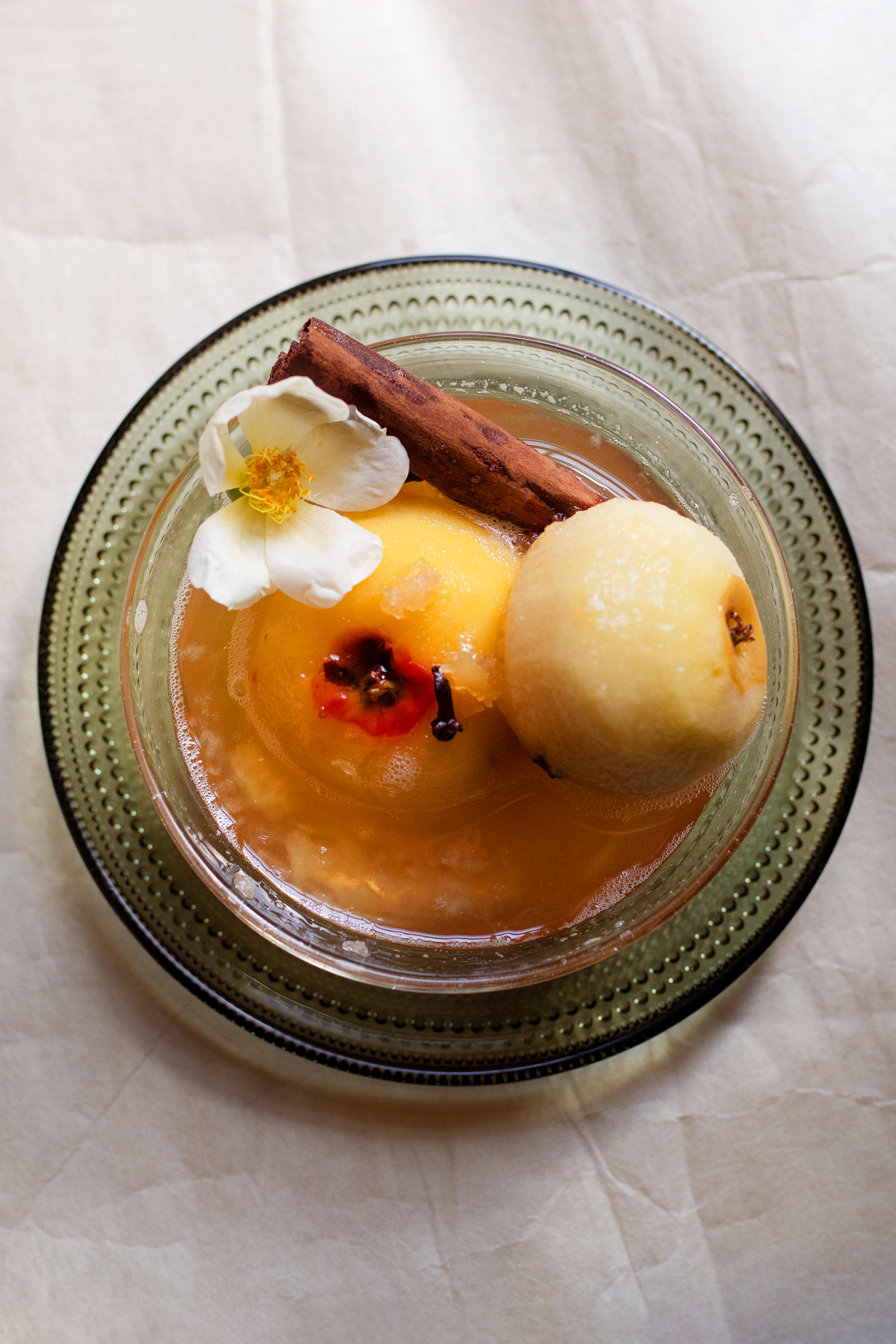Nigel Slater’s midweek treat: poached apples, maple syrup