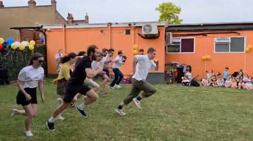 'My alarm bells should have been ringing when I clocked how many parents were garbed in running shorts and carbon-fibre sneakers'