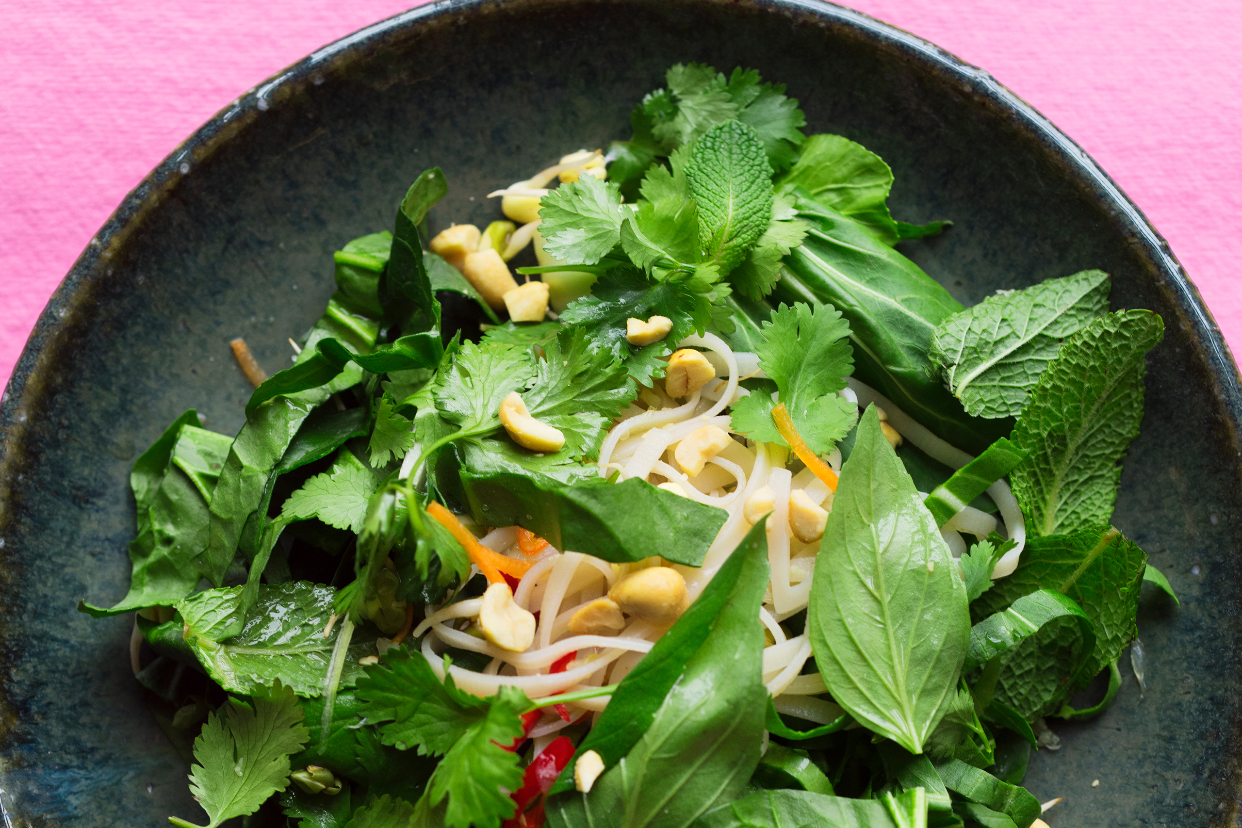 Nigel Slater’s noodle salad with sprouted beans and peanuts