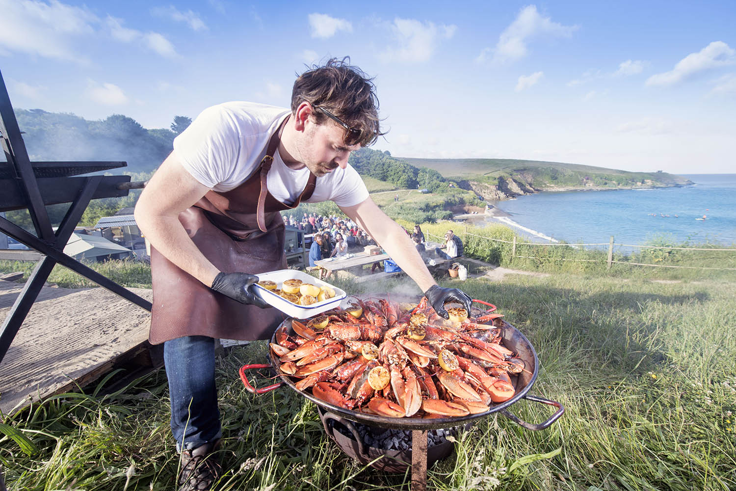 Chef Simon Stallard. Photograph by Adrian Sherratt