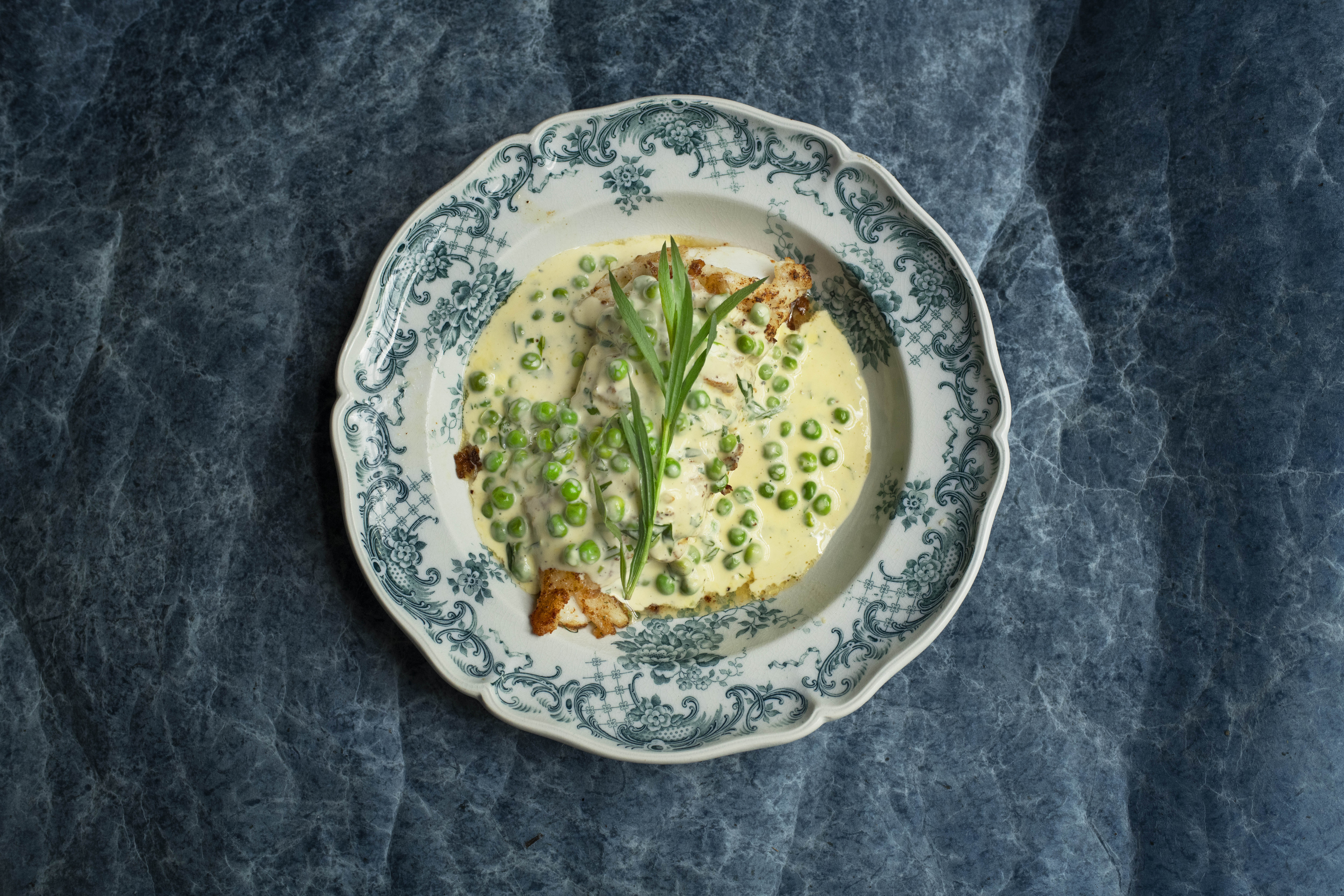 Nigel Slater’s midweek dinner: cod, pea and tarragon