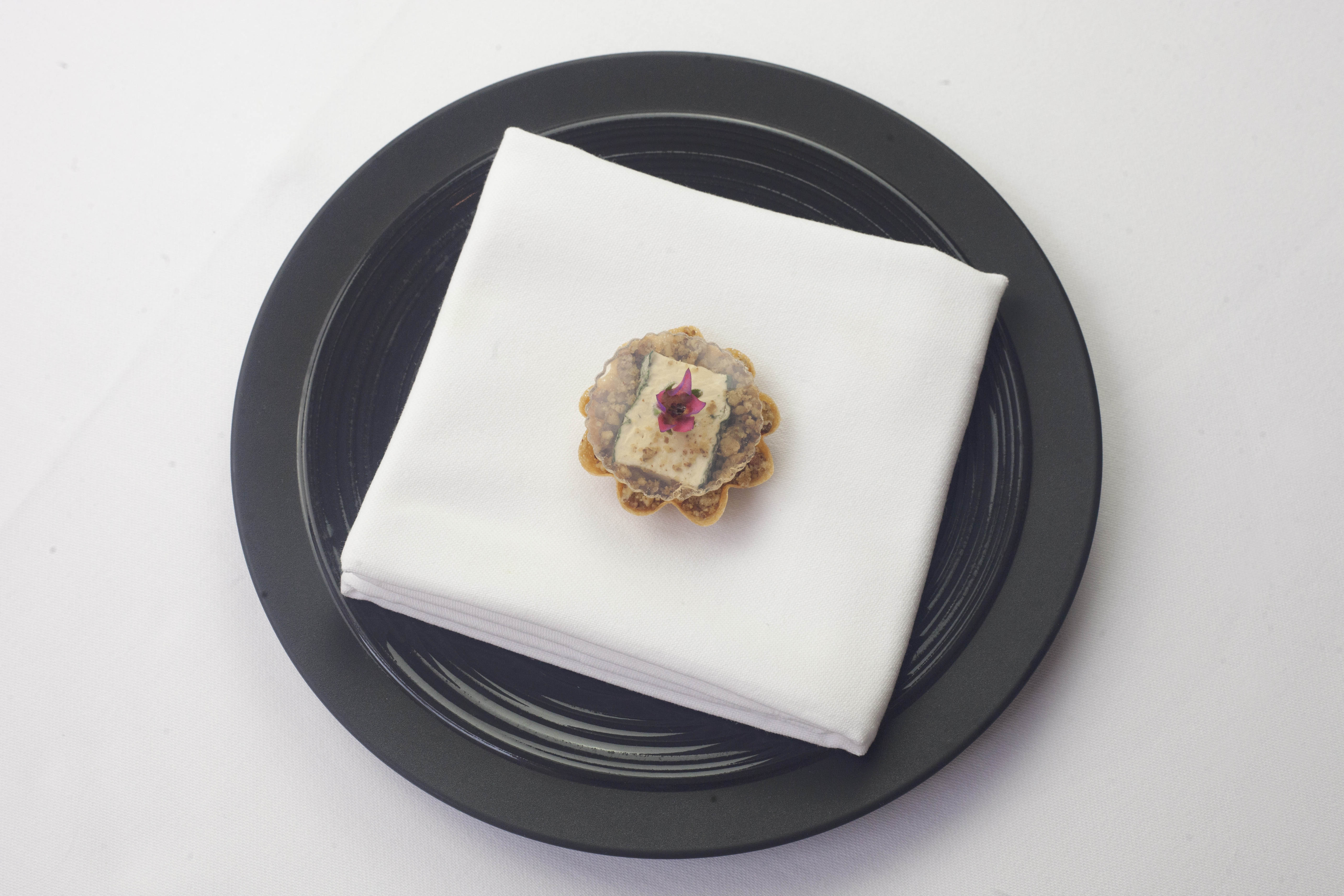 'It looked as though the chef’s contact lenses had dropped onto it': blue cheese onion tartlets